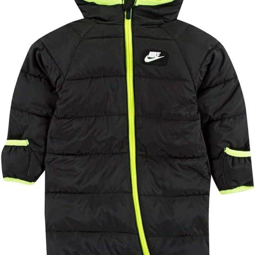 NWT Nike Baby Hooded Puffer Snowsuit 6M